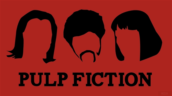 Pulp Fiction minimalist poster
