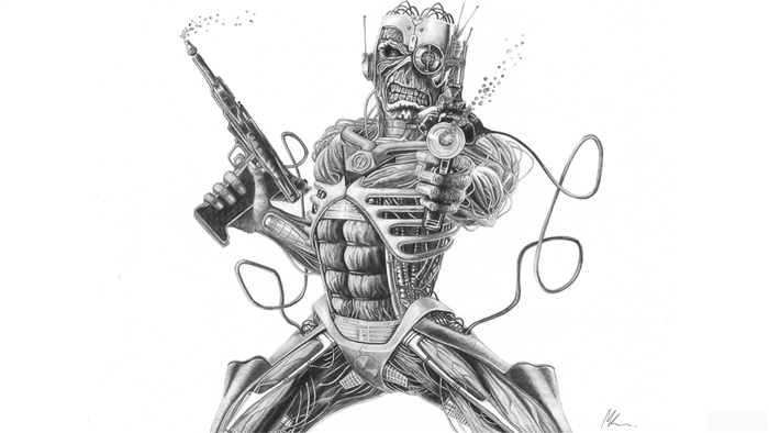 Eddie the Cyborg with Guns