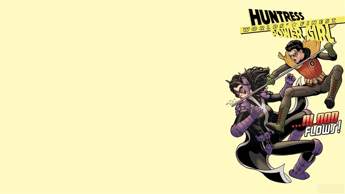 Huntress and Power Girl from Worlds Finest 4K
