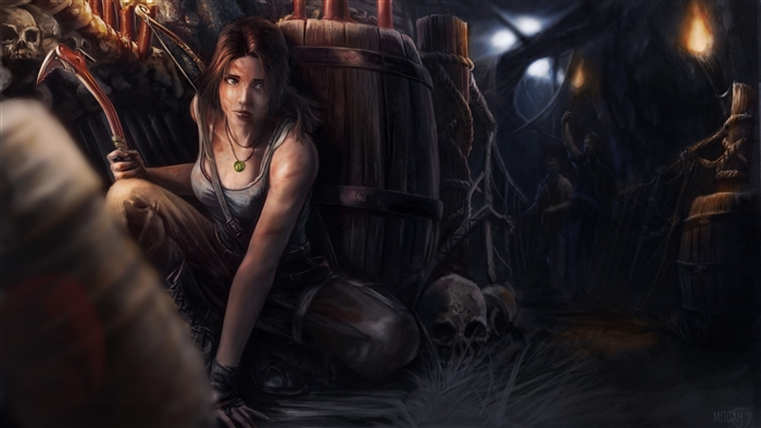 Lara Croft from Tomb Raider 4K
