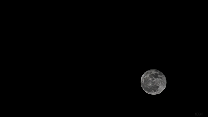 Moon in the Night Sky 4K