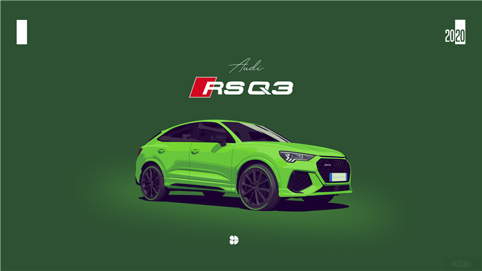 Audi RS Q3 Green Car 4K