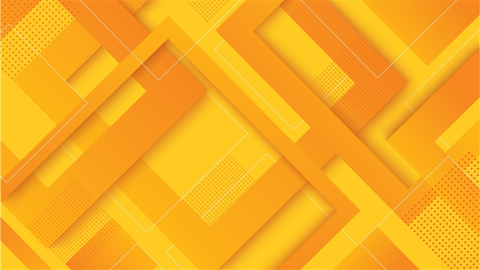 Abstract Orange Geometric Pattern 4K