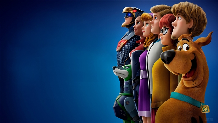 Scooby-Doo characters and Blue Falcon 4K