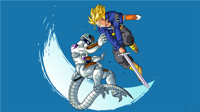 Frieza and Trunks from Dragon Ball Z 4K