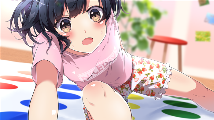 Girl with Black Hair and Brown Eyes 4K
