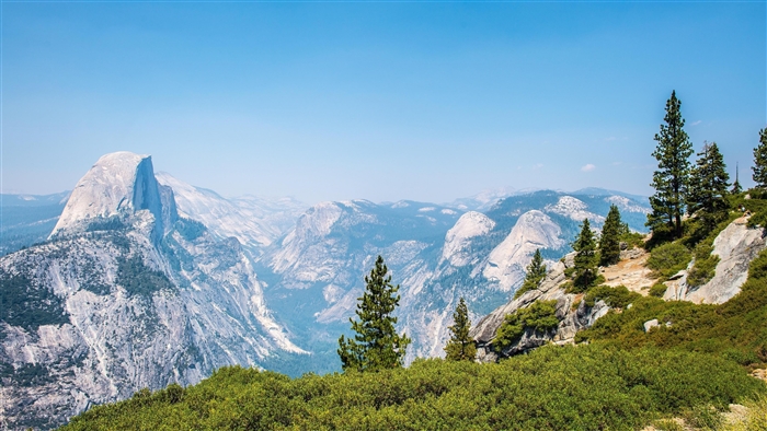Half Dome Yosemite National Park 4K