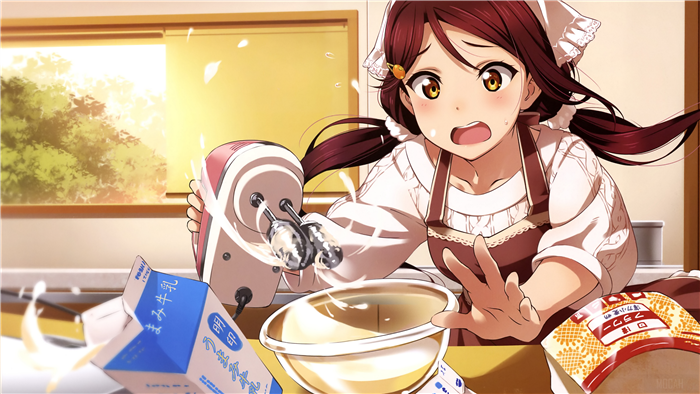 Riko Sakurauchi from Love Live! Sunshine!! Cooking 4K
