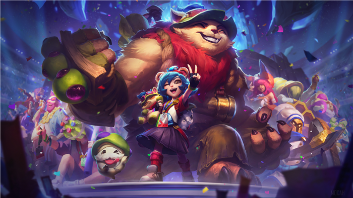 Annie and friends from League of Legends 4K
