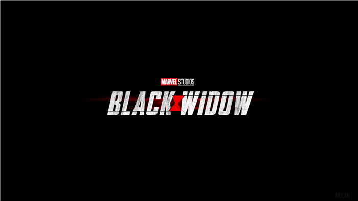Black Widow Marvel Studios Logo 4K