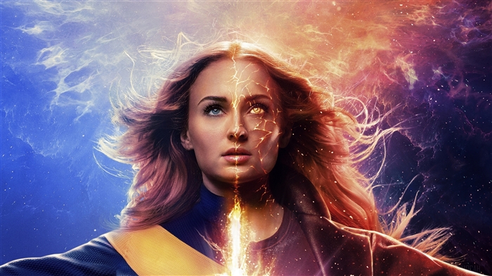 Jean Grey from X-Men: Dark Phoenix 4K