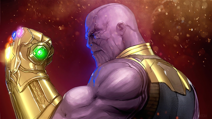 Thanos with the Infinity Gauntlet 4K