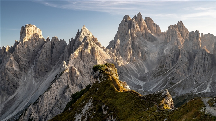 Dolomite Mountains In Italy