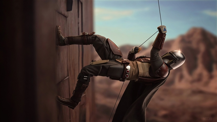 The Mandalorian Climbing