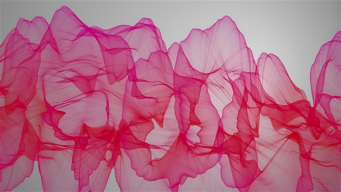 Abstract Pink Ribbon