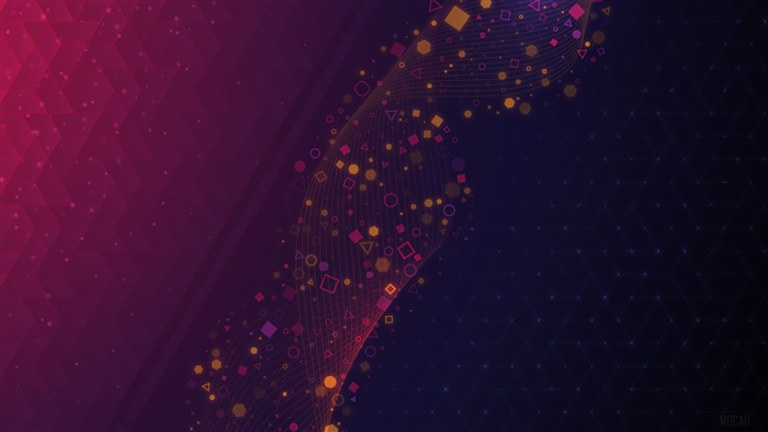 Abstract Geometric Shapes and Waves 4K