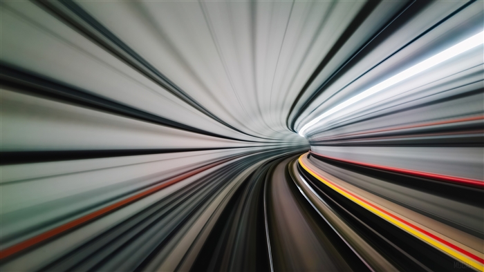 Abstract Tunnel Motion Blur 4K