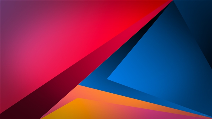 Minimalist Sharp Geometric Shapes 4K