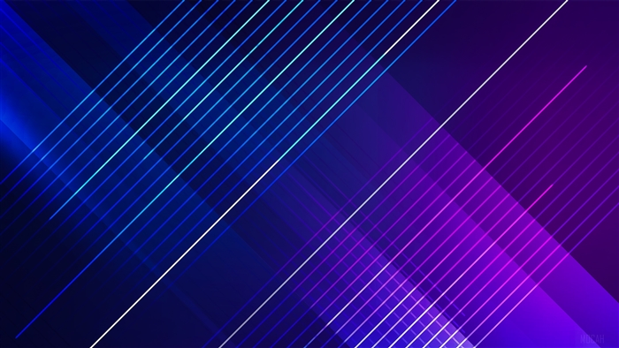 Abstract Minimalist Lines with Blue and Purple 4K Art