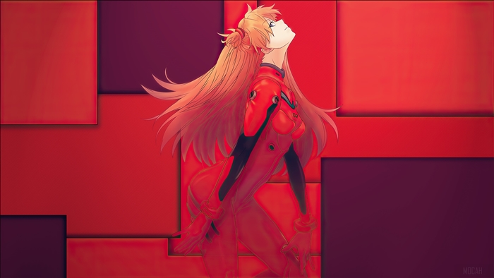 Asuka Langley Sohryu from Neon Genesis Evangelion 4K