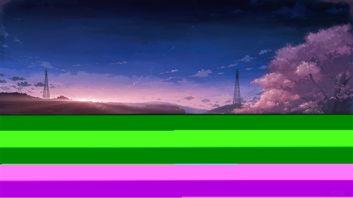 Anime Scenery Field