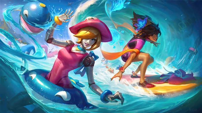 Pool Party Orianna And Taliyah
