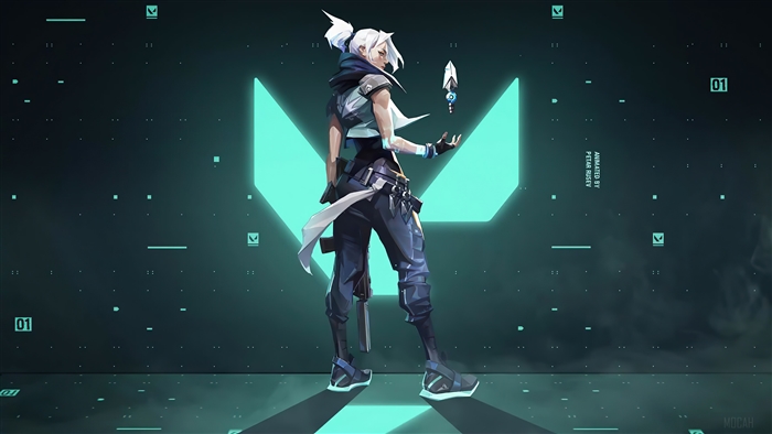 Jett Valorant 4K Character Pose