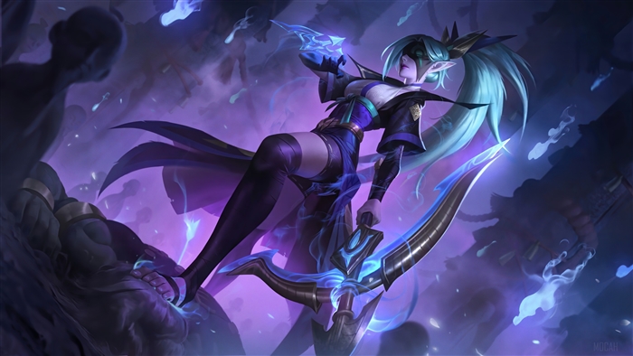 Vayne from League of Legends Fantasy Artwork 4K