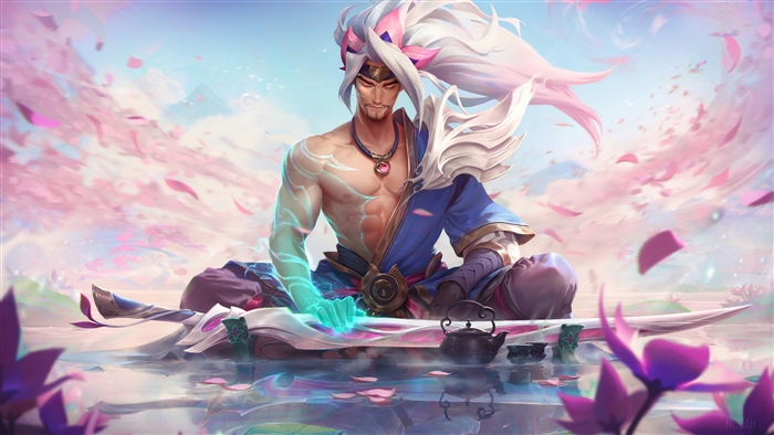 Yasuo from League of Legends 4K Artwork