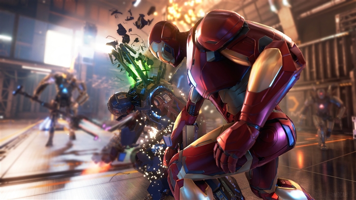Iron Man from Marvel's Avengers in combat