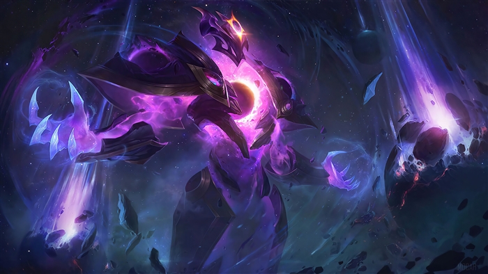 Dark Star Xerath from League of Legends 4K