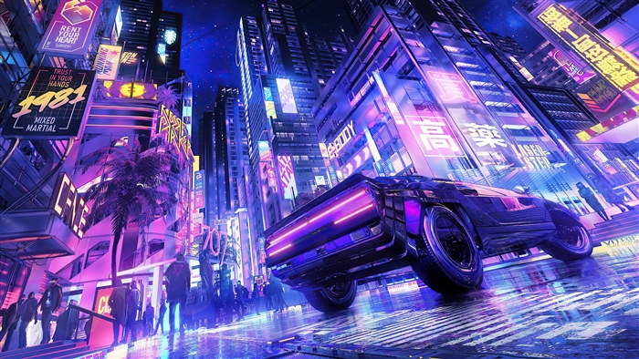 Cyberpunk City 4K