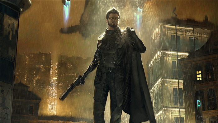 Adam Jensen from Deus Ex: Mankind Divided in 4K