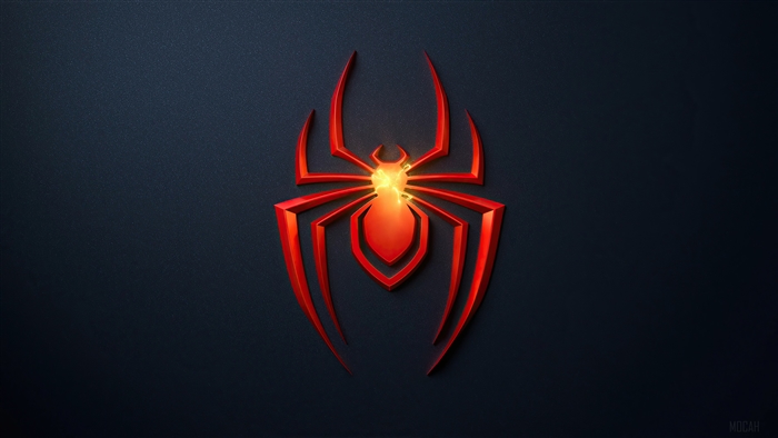 Spider-Man Miles Morales Game Logo 4K