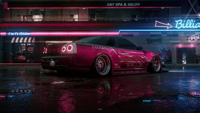 Need For Speed Nissan GTR 4K
