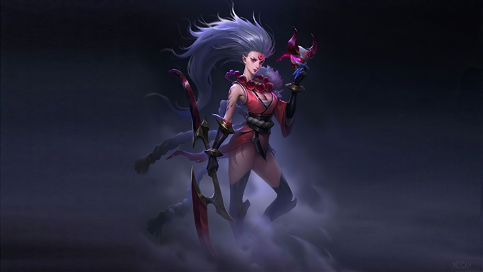 Blood Moon Diana from League of Legends 4K