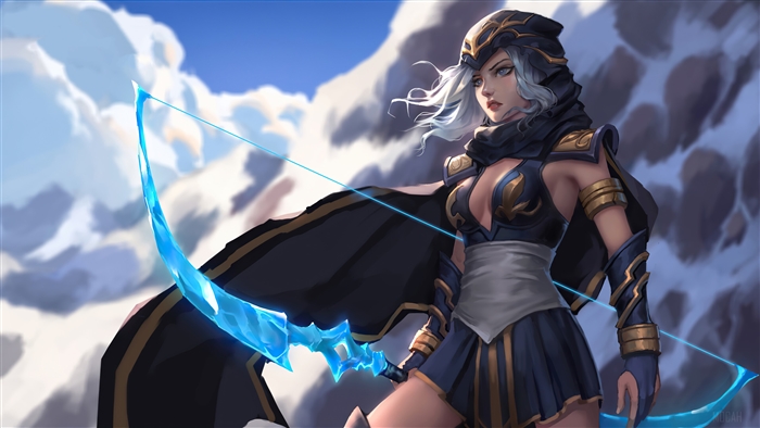 Ashe from League of Legends 4K