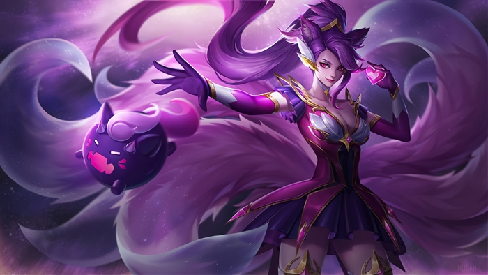 Star Guardian Ahri from League of Legends 4K