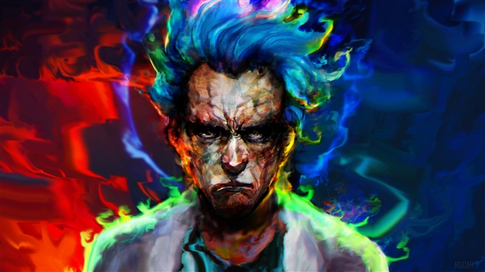 Rick Sanchez from Rick and Morty 4K