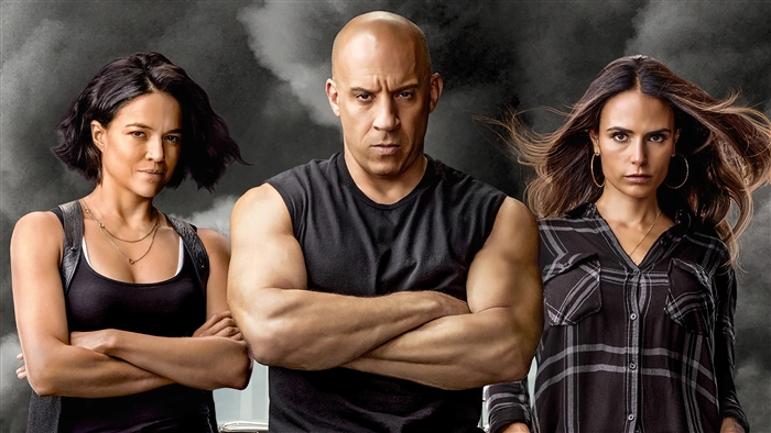 Dom Toretto, Letty Ortiz, Mia Toretto from Fast & Furious 4K