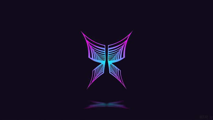 Abstract Butterfly Digital Art 4K