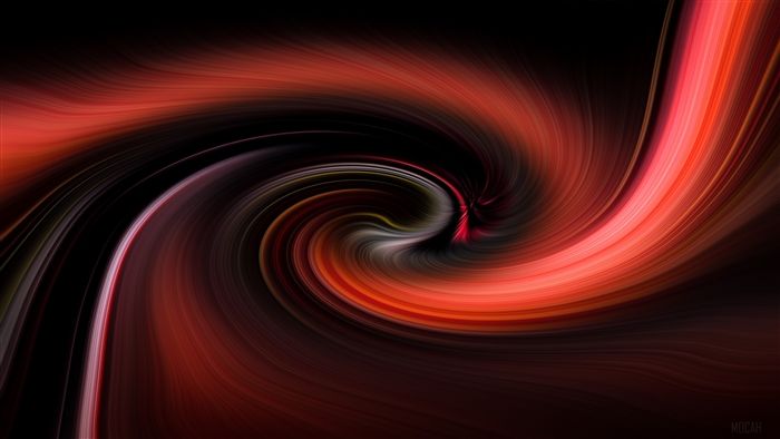 Red Spiral Motion 4K