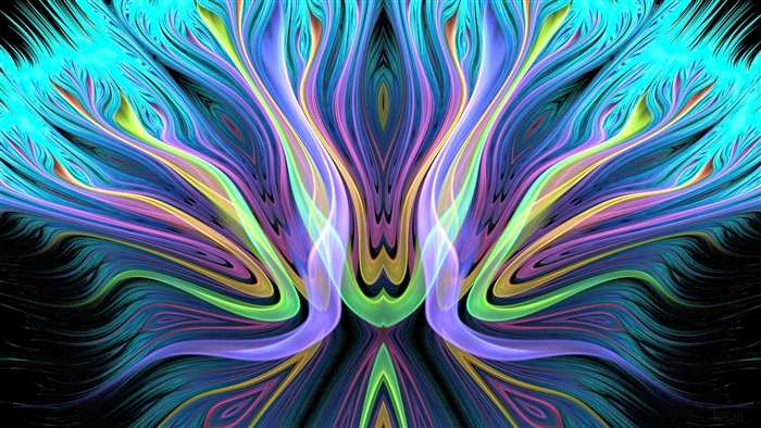 Abstract Fractal Art Pattern 4K