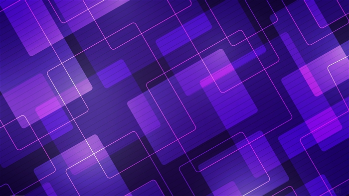 Blue and Purple Geometric Abstract 4K Design