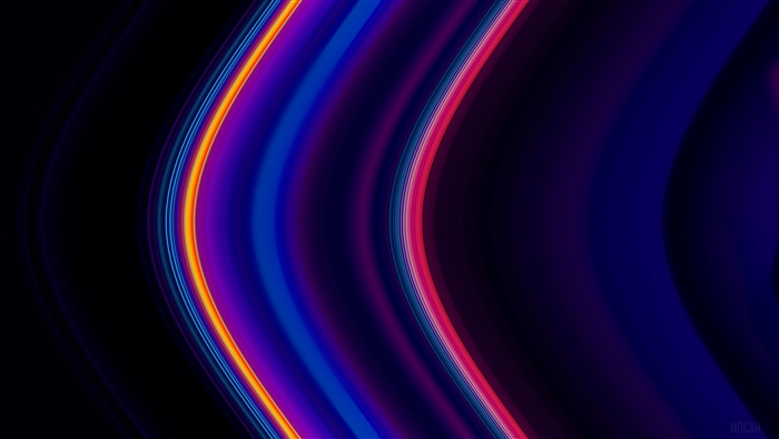 Abstract Colorful Lines 4K