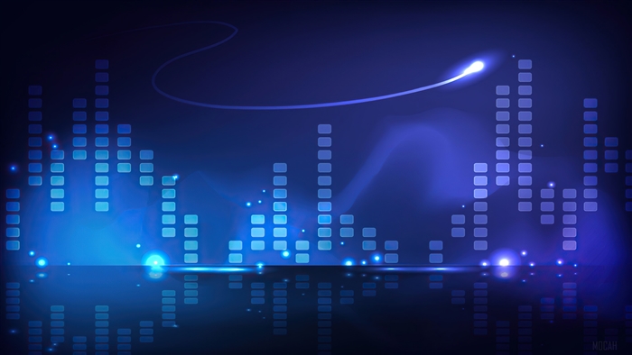 Blue Digital Abstract Art