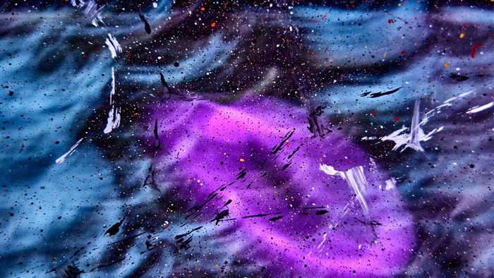 Purple White Abstract
