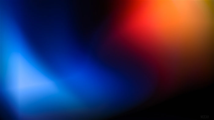 Abstract Red Blue Blur