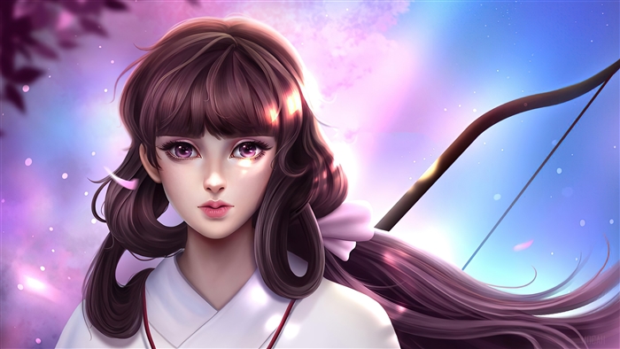 Kikyo from InuYasha 4K