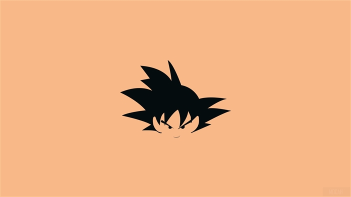 Goku from Dragon Ball Minimal 4K